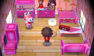 Animal Crossing: New Leaf Rosa Innere