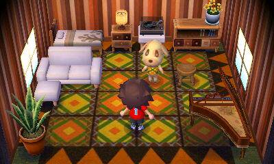 Animal Crossing: New Leaf Mirza Intérieur