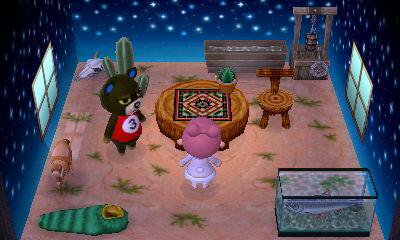 Animal Crossing: New Leaf Grizzly Interior