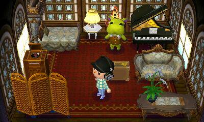Animal Crossing: New Leaf Hippeux Interieur