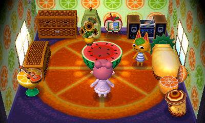 Animal Crossing: New Leaf Tangy Interieur
