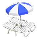 陽傘沙灘躺椅
