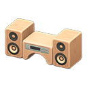 stereo blocchi di legno