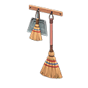 broom and dustpan
