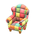 patchwork fauteuil