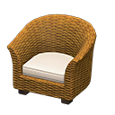sillón de ratán