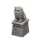estatua de león guardián