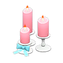 set di candele nuziale