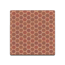 棕色六角砖地板