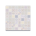patchwork-tile flooring