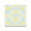 pavimento puzzle pastello