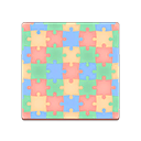 sol puzzle multicolore