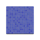 синий мозаичный пол