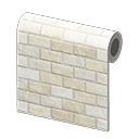 mur briques blanches