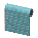 blue subway-tile wall