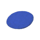 蓝色圆形地垫M