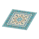 alfombra clásica azul