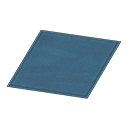 tapis simple bleu S