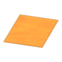 小型橘色簡約地墊