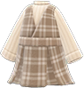 robe tartan avec pull