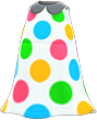 marble-dots dress