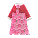 vestido floral con rebeca