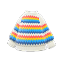 разноцветный свитер