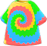 t-shirt spirale tie and dye