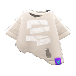 鱿鱼丝T恤 白色