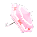 粉红色洛丽塔雨伞