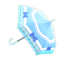 parasol muñequita azul