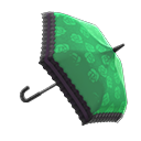 шикарный зеленый зонт