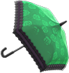 绿色典雅雨伞