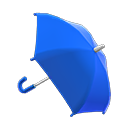 藍色無圖案雨傘