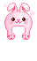핑크토끼 모자