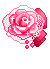 장미꽃그물 모자