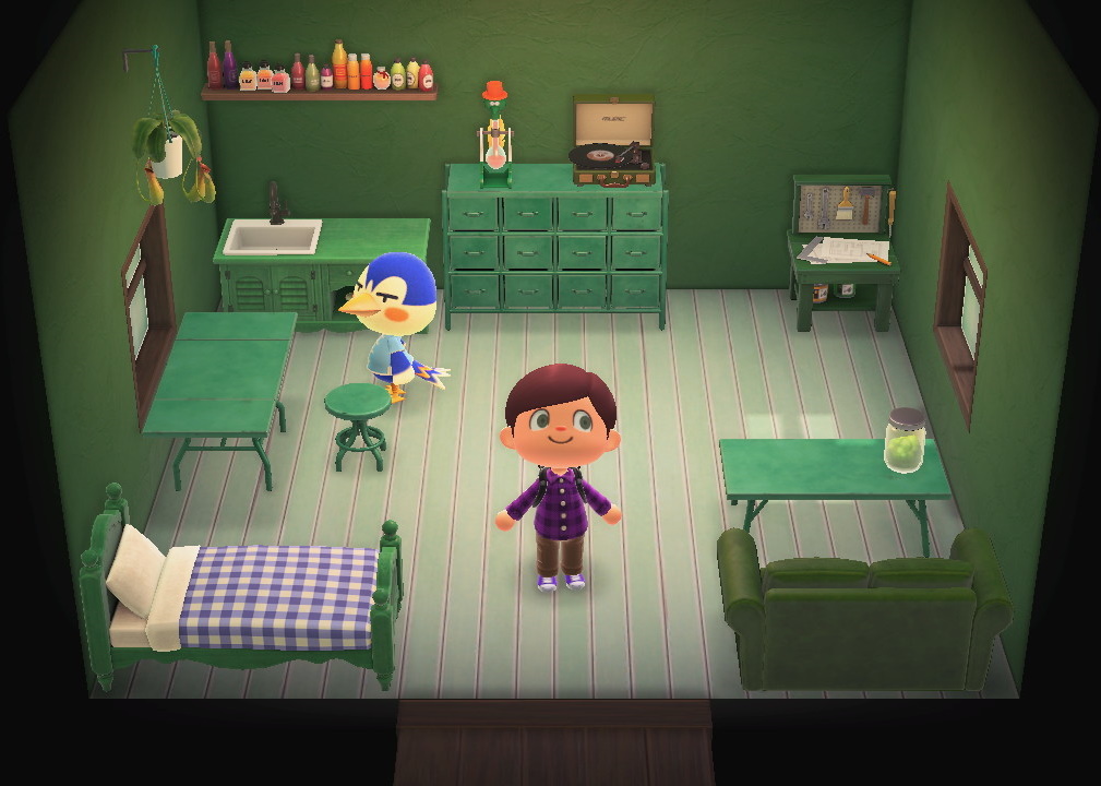 Animal Crossing: New Horizons Ace Casa Interieur