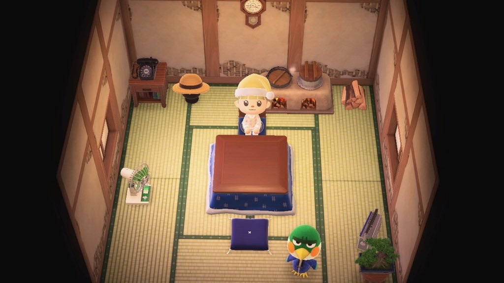 Animal Crossing: New Horizons Avutardo Casa Interior