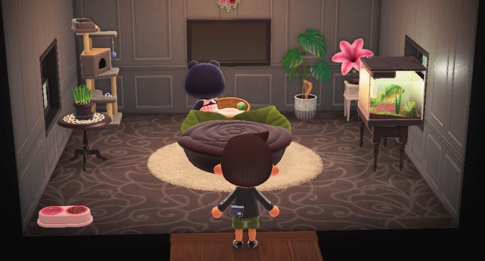 Animal Crossing: New Horizons Negrea Casa Interior