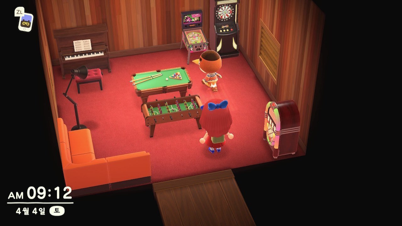 Animal Crossing: New Horizons Анчоуи жилой дом Интерьер