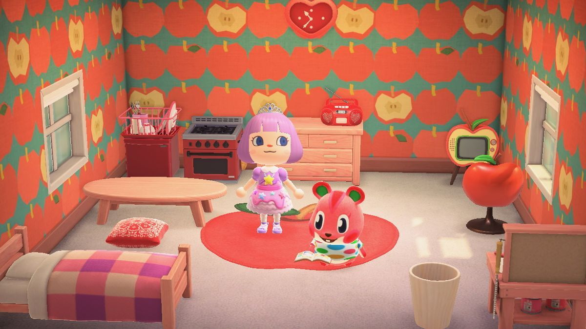 Animal Crossing: New Horizons Apple House Interior