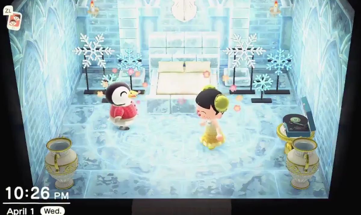 Animal Crossing: New Horizons Аврор жилой дом Интерьер