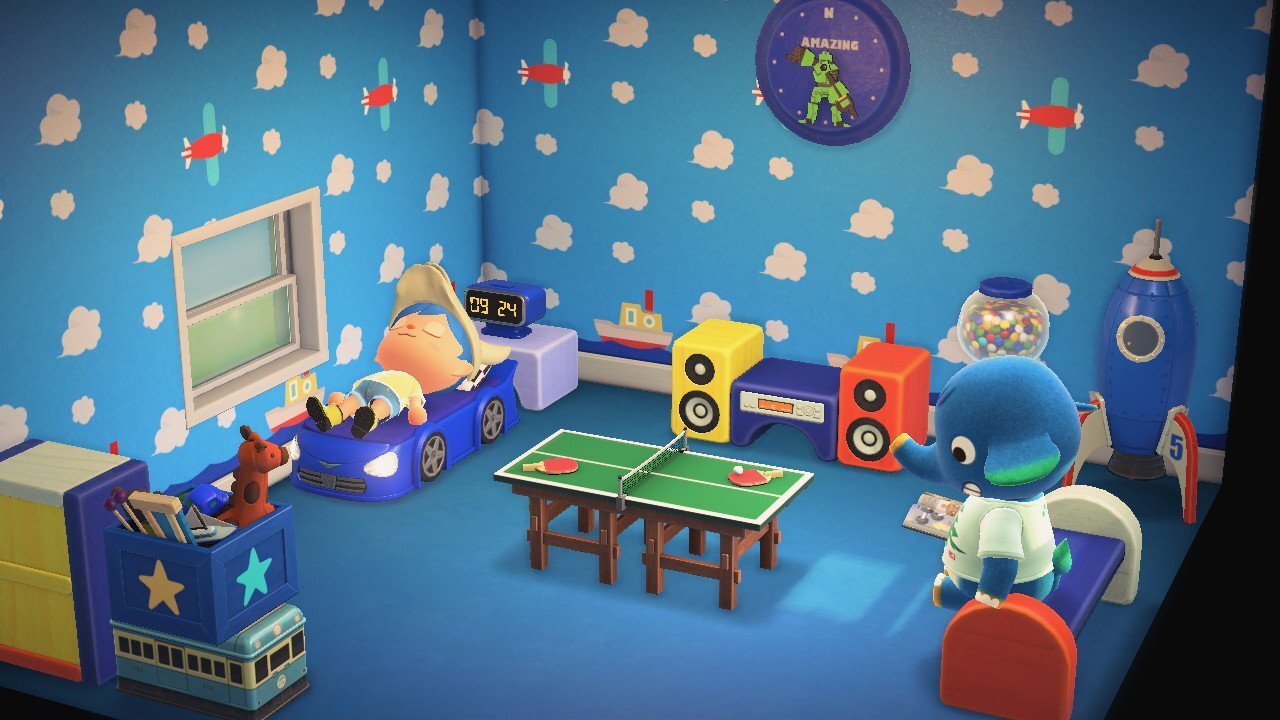 Animal Crossing: New Horizons Eustakio Casa Interior