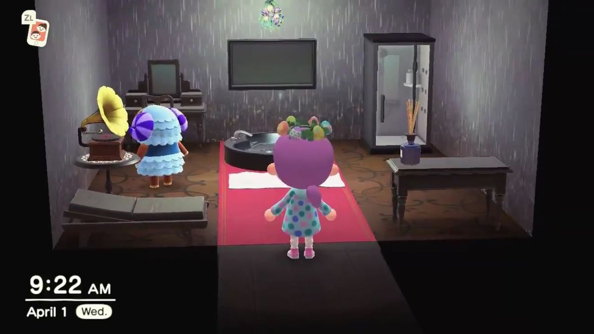 Animal Crossing: New Horizons Бабар жилой дом Интерьер