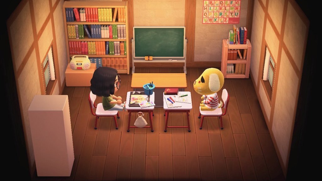 Animal Crossing: New Horizons Бернардо жилой дом Интерьер
