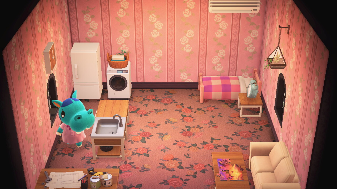Animal Crossing: New Horizons Bertha Maison Intérieur