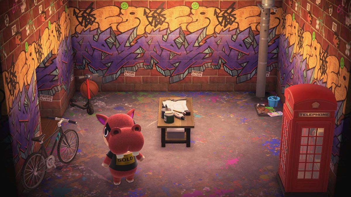 Animal Crossing: New Horizons Biff House Interior