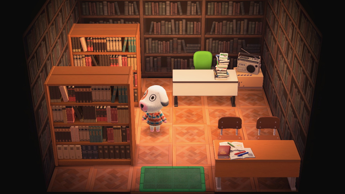 Animal Crossing: New Horizons Боунс жилой дом Интерьер