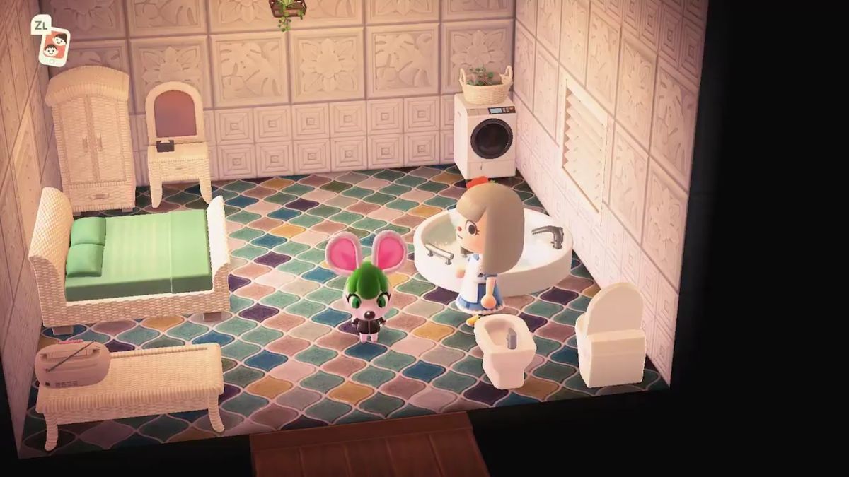 Animal Crossing: New Horizons Quenotte Maison Intérieur