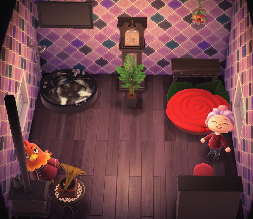 Animal Crossing: New Horizons Elfriede Haus Innere